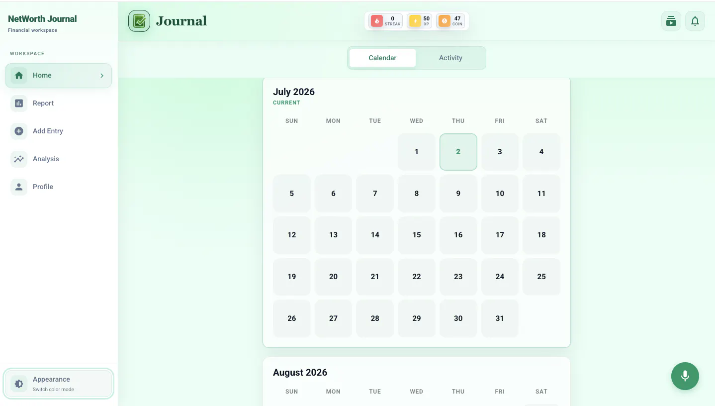 Networth Journal gallery image
