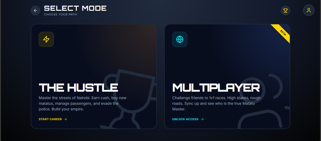 Matatu Master - Screenshot 2 showing product features and functionality