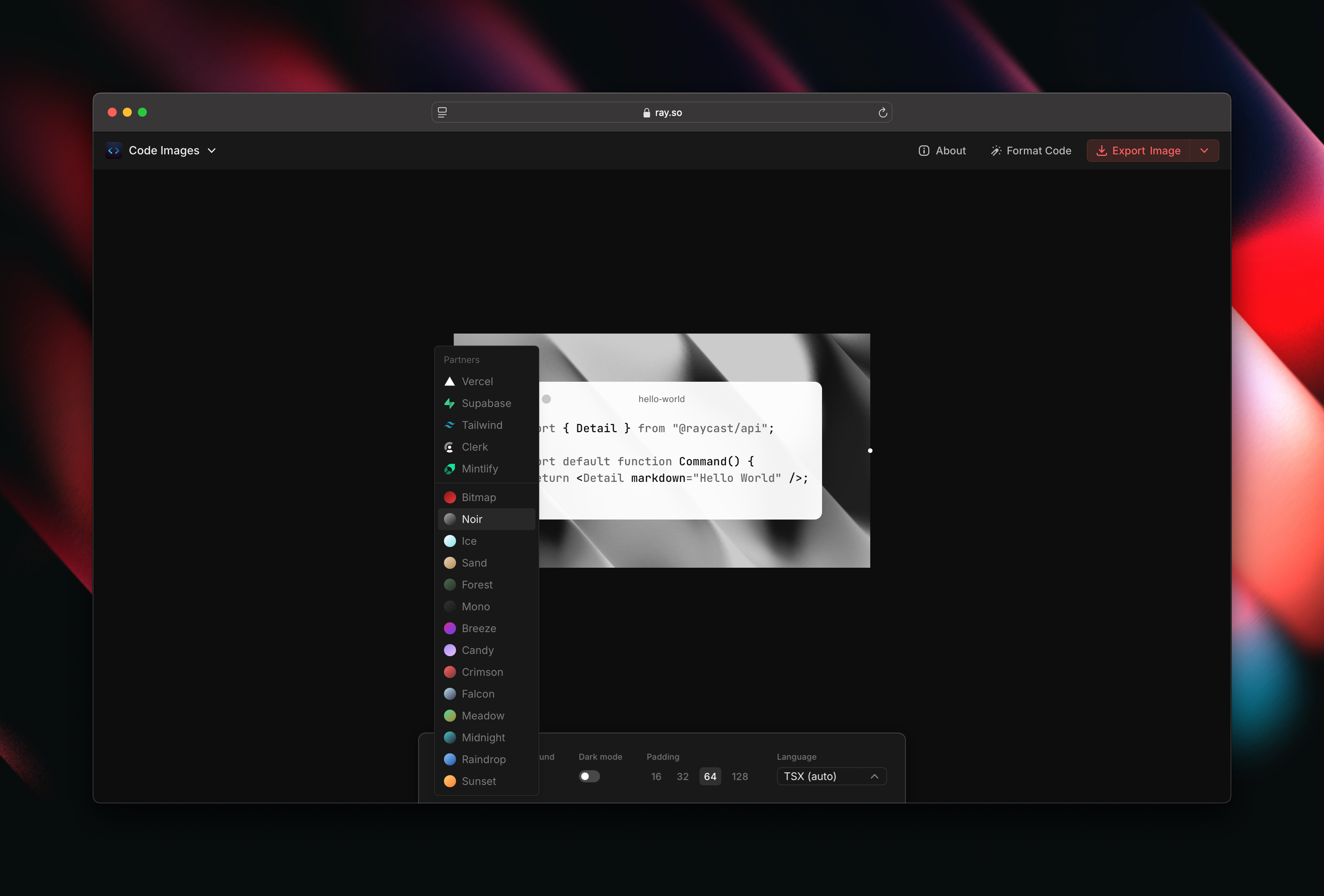 Ray.so 2024 Release gallery image