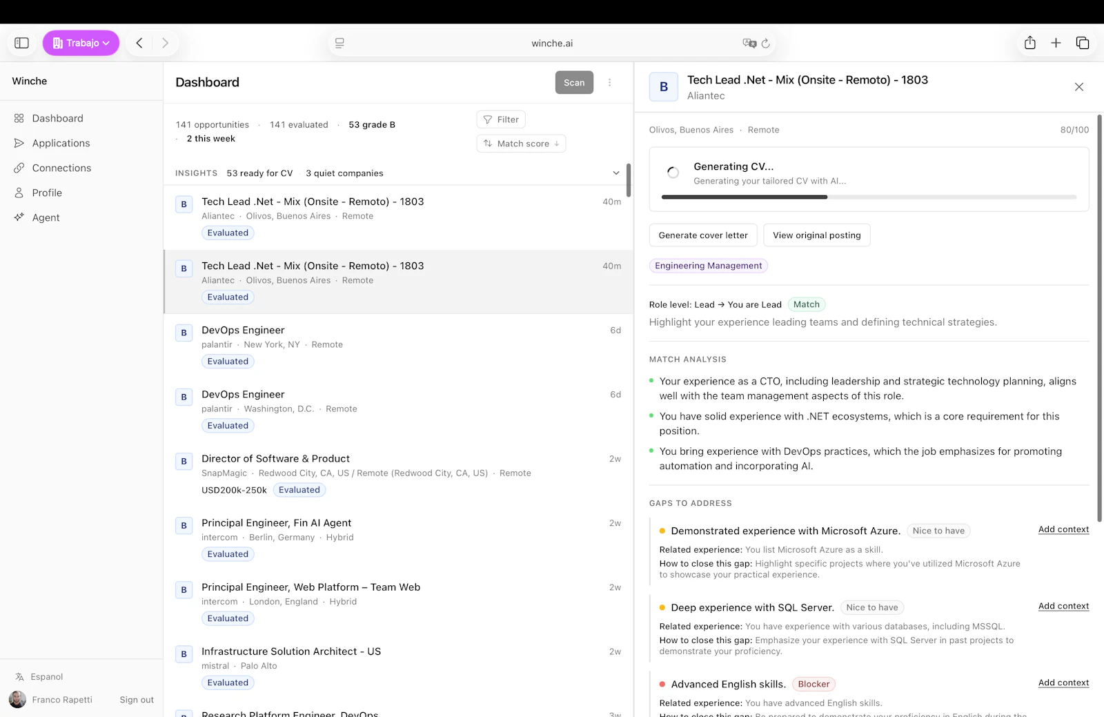 Winche screenshot 8