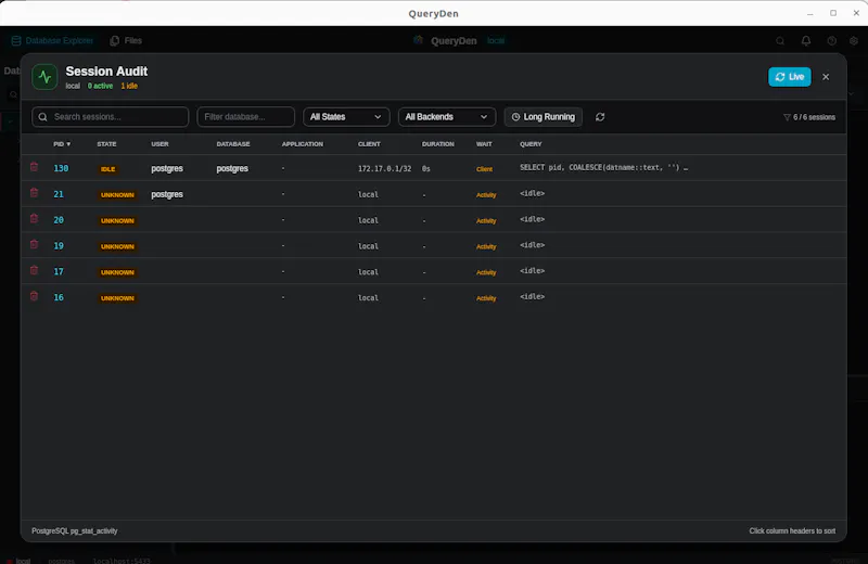 Query Den (Database Manager) screenshot 5