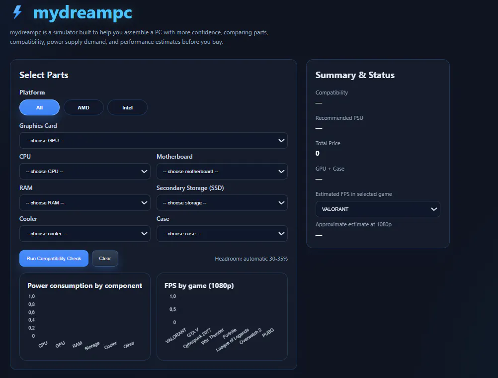 mydreampc - pc simulator  gallery image