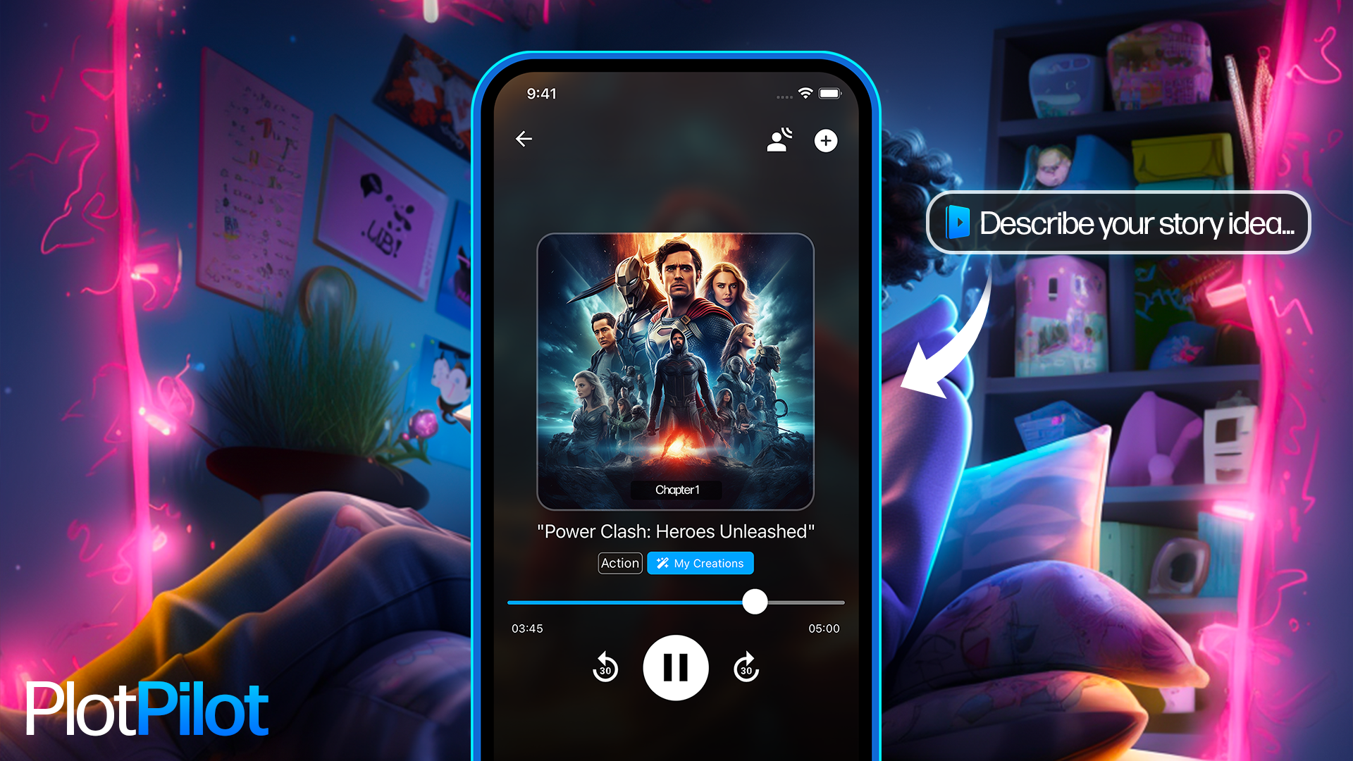 Plot Pilot: AI Audiolibss media 3