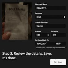 Minimal Receipt Tracker gallery image