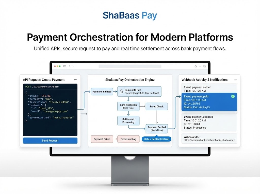 Real Time Payments Platform - Main product screenshot demonstrating key features and user interface