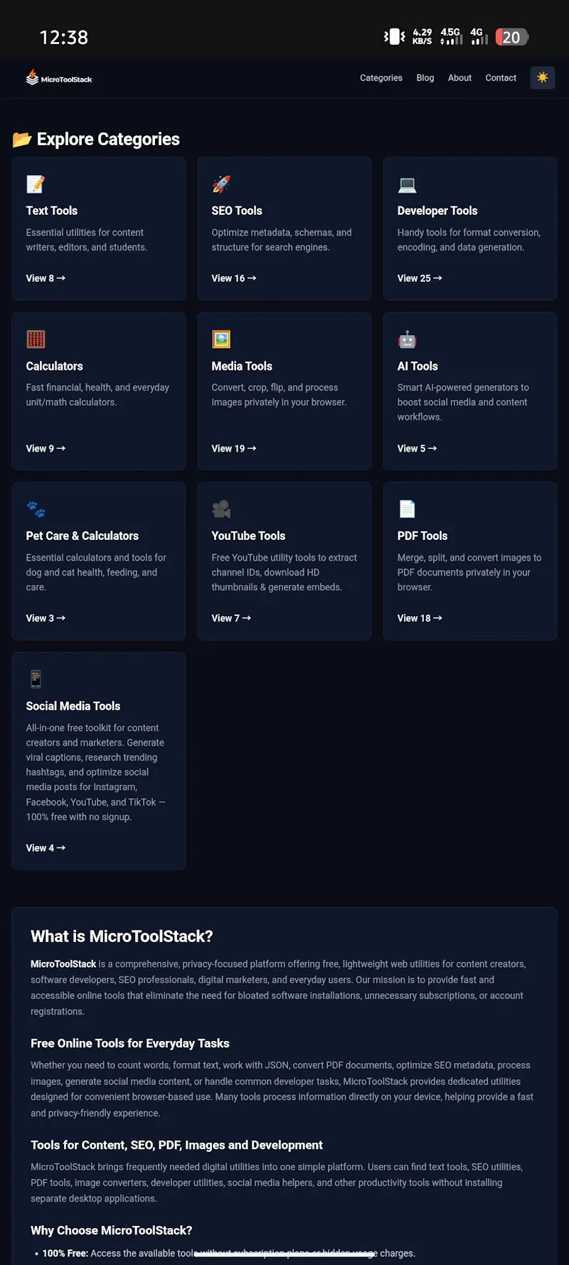MicroToolStack screenshot 2
