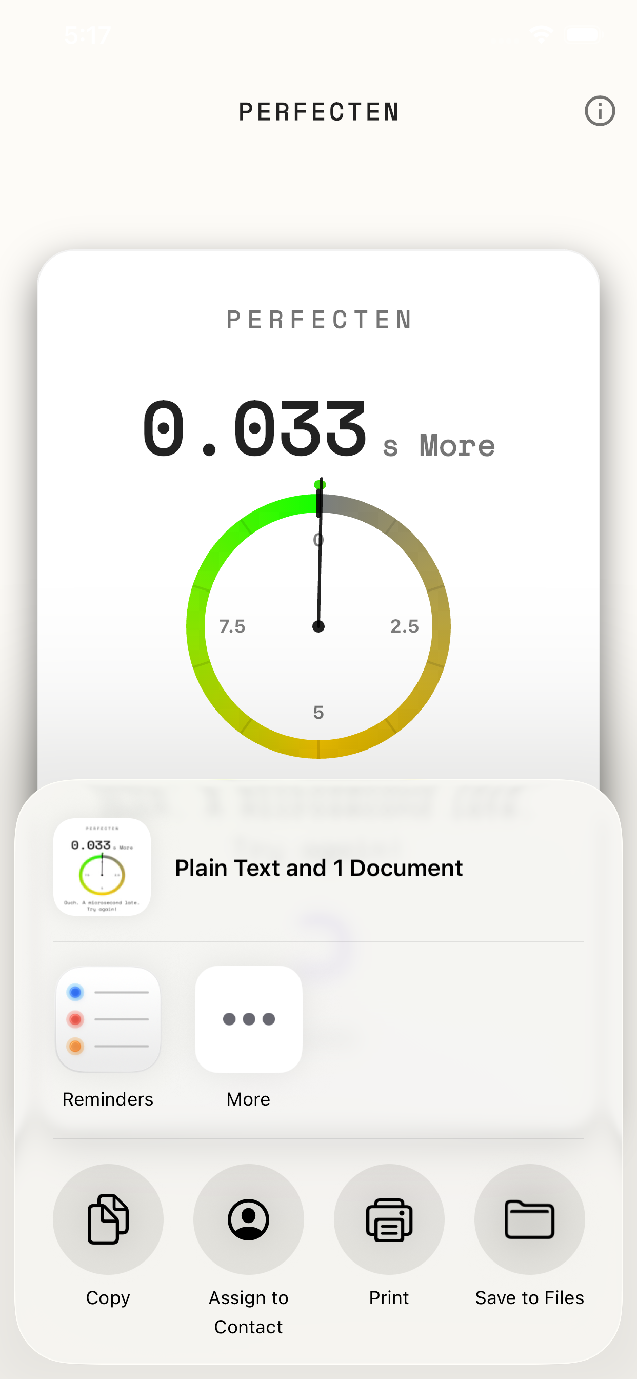 Perfecten - Screenshot 3 showing product features and functionality
