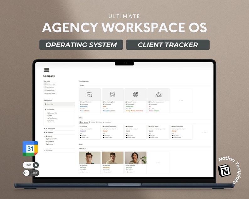 Marketing Agency OS Notion Template logo