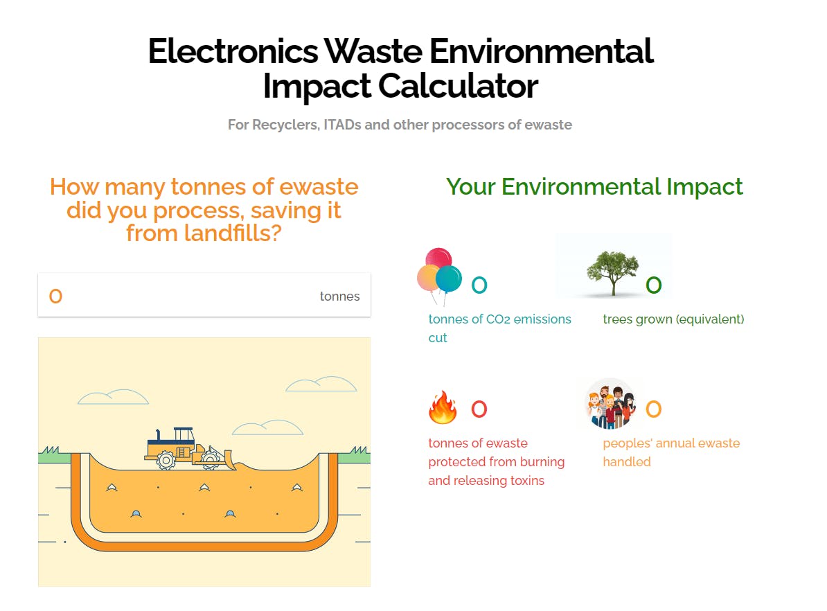 eWaste Environmental Impact Calculator media 1