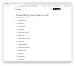 Crowdslist gallery image