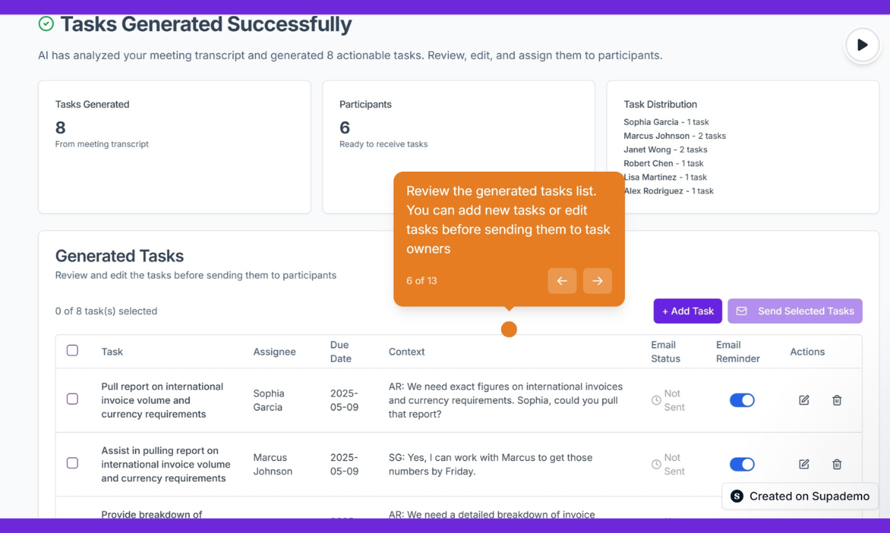 TaskIQ - Meeting tasks by email gallery image