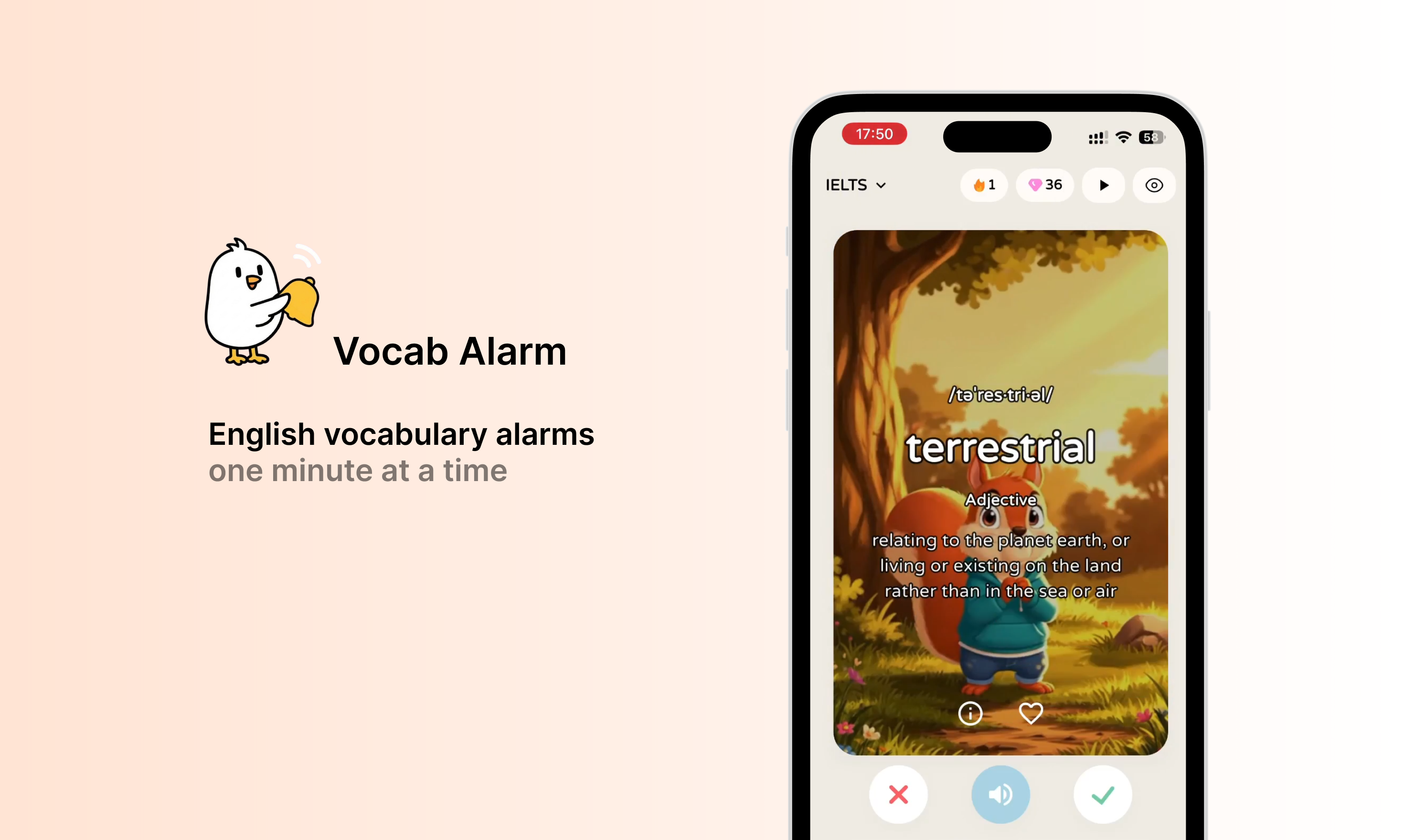Vocab Alarm - Vocabulary 1  Minute a Day gallery image