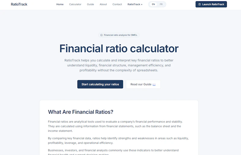RatioTrack screenshot 2