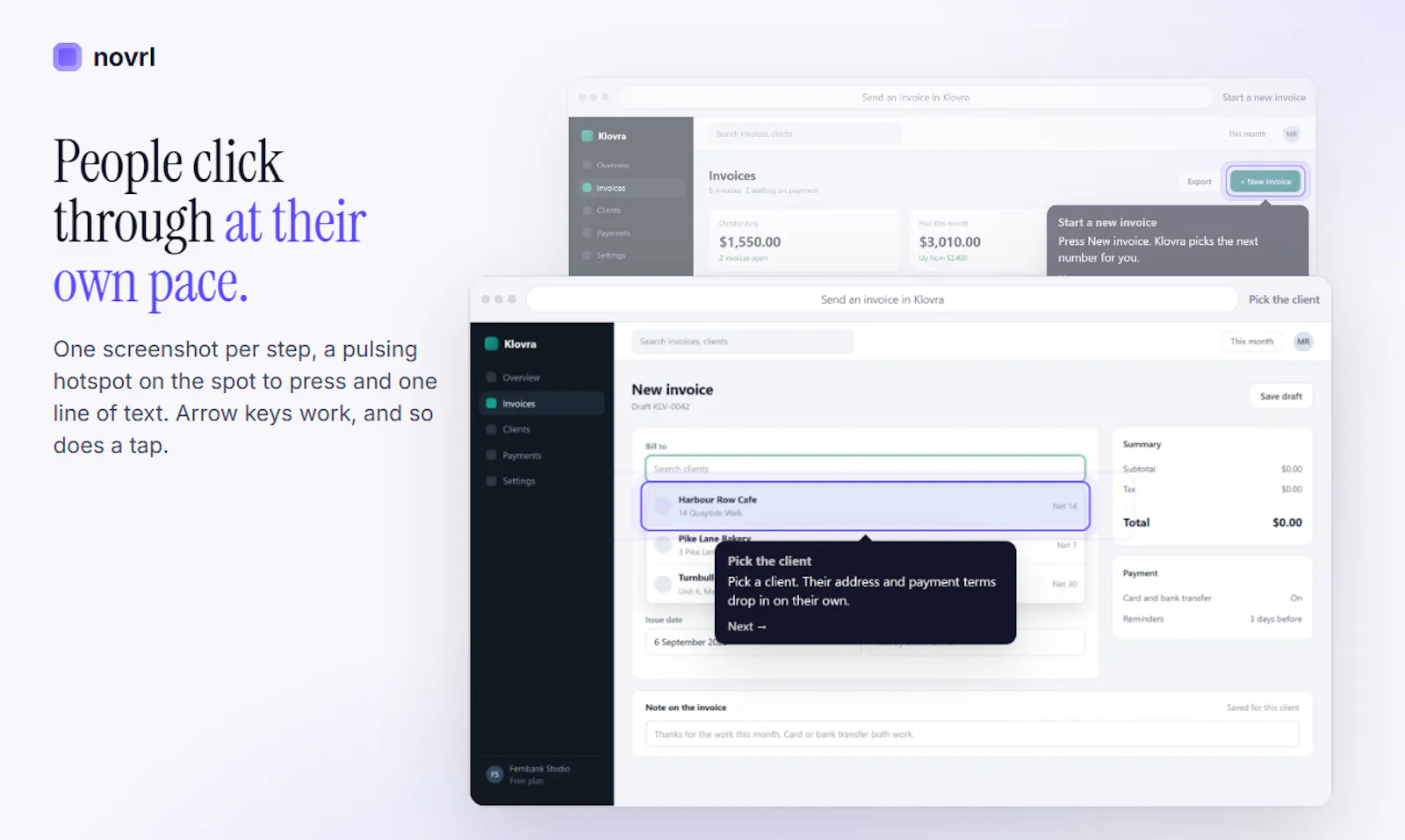 Novrl screenshot 2