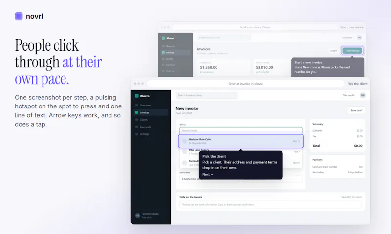 Novrl screenshot 2