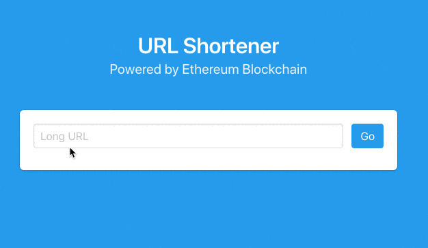 Ethereum URL Shortener media 1