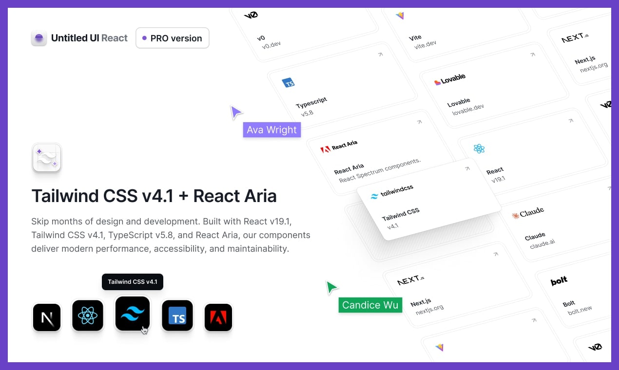React Ui senza titolo - Componenti di reazione open source.Basta copiare, incollare e costruire. media 4