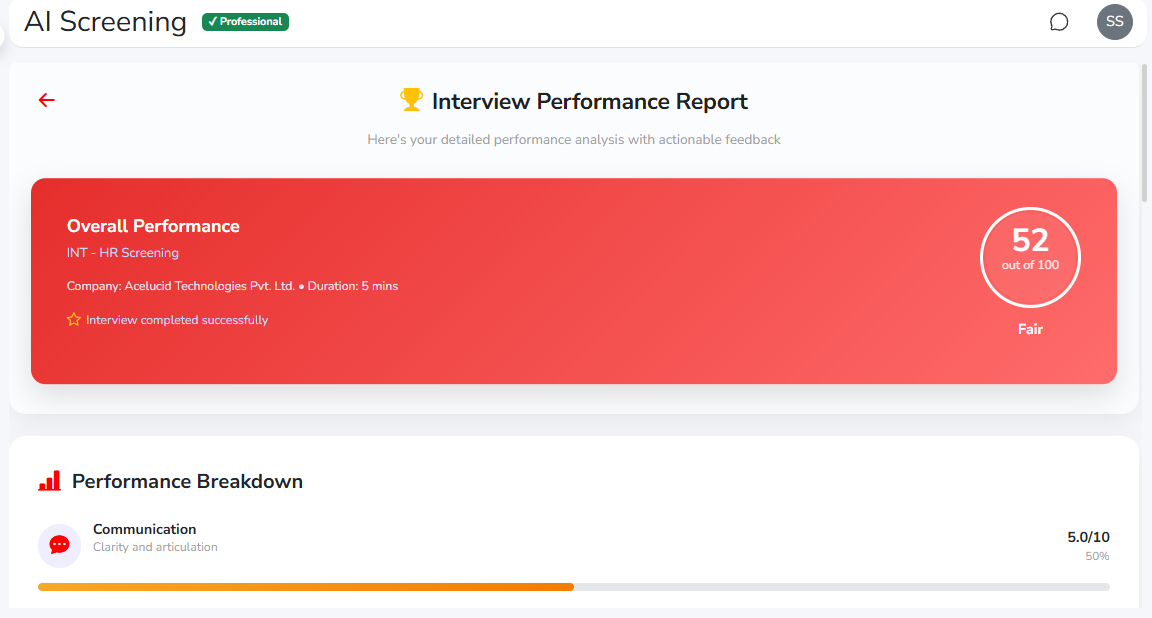 Acelucid AI Screening  - Screenshot 3 showing product features and functionality