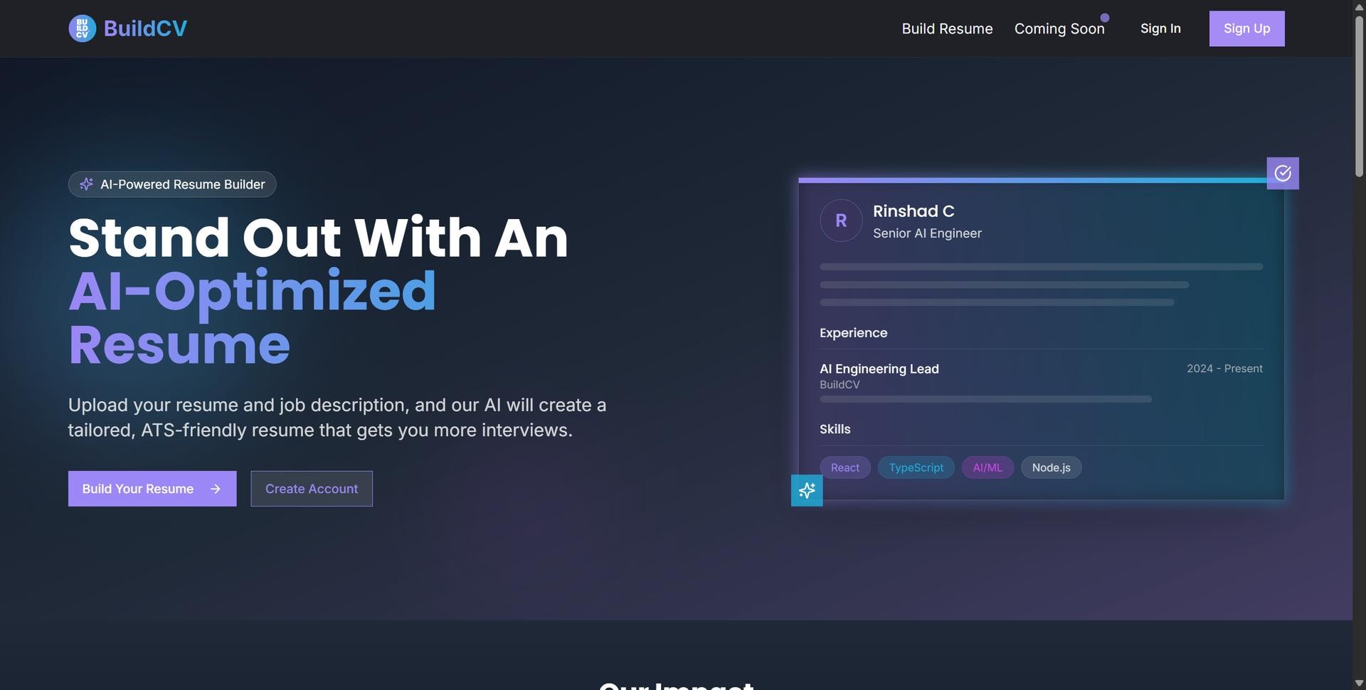 BuildCV gallery image