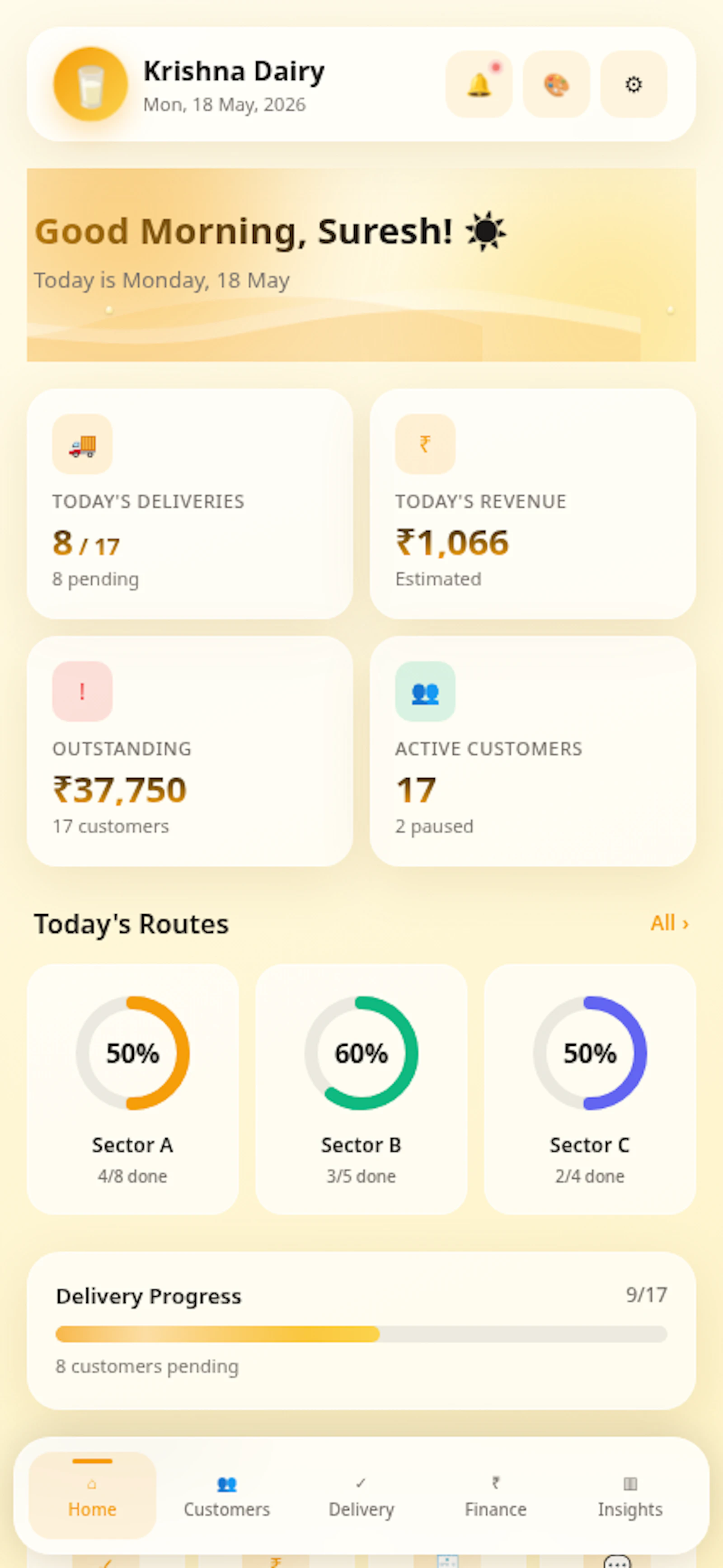 Dairy Manager — Milk Delivery Mini App screenshot 7