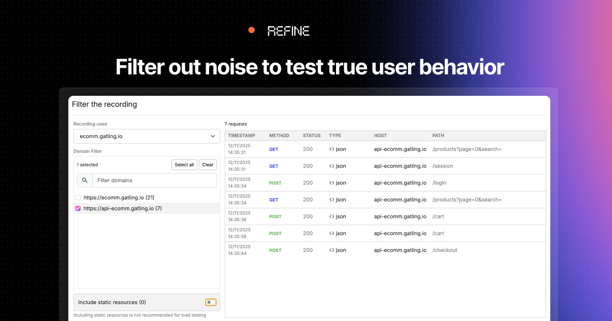 Gatling Studio - Screenshot 5 showing product features and functionality