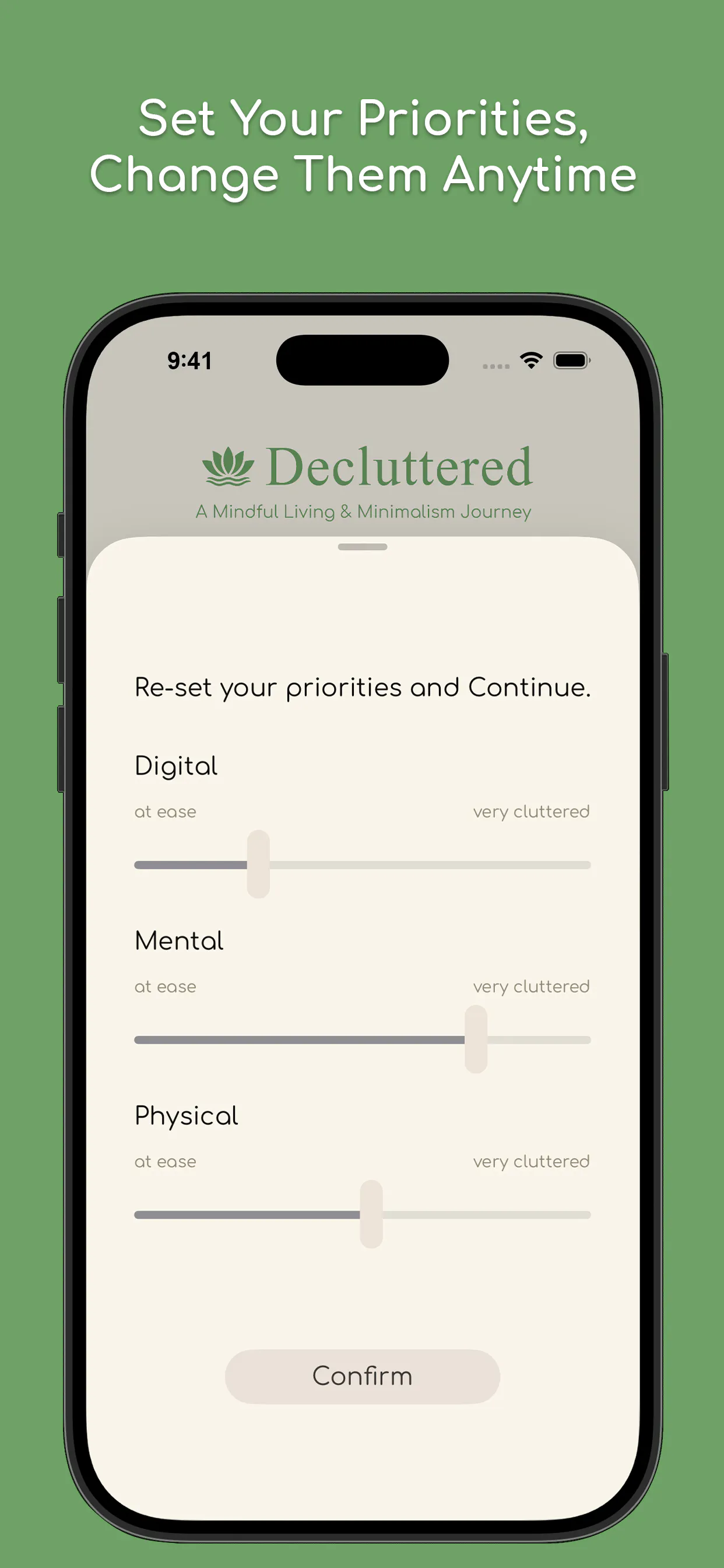 Decluttered gallery image