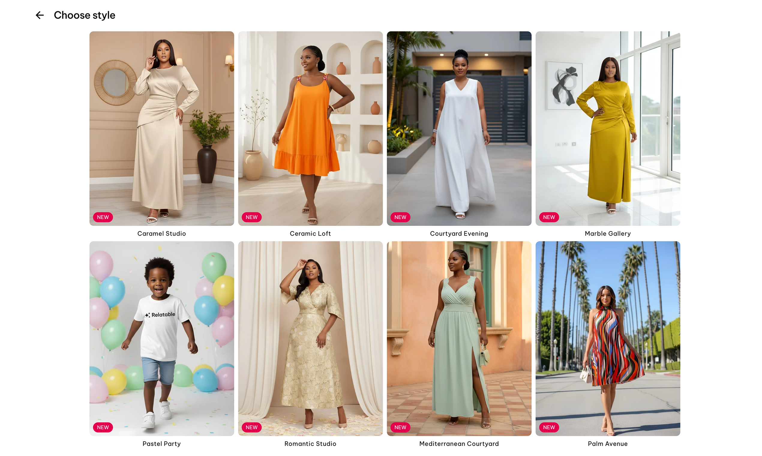 Relatable – AI Model Photos - Screenshot 4 showing product features and functionality