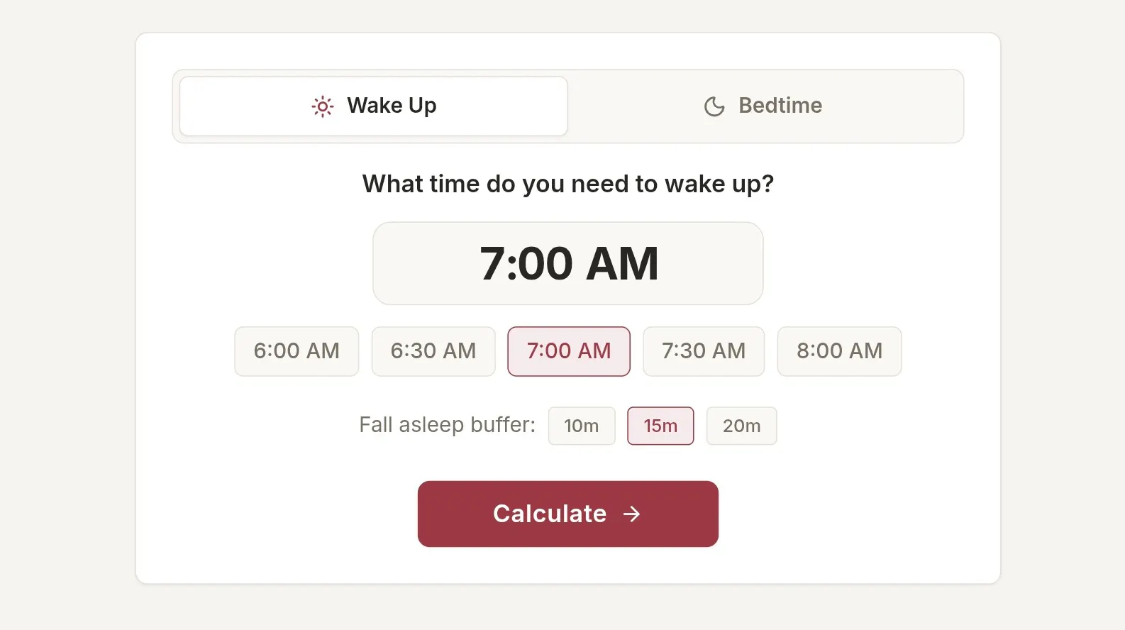 Sleep Cycle Calculator gallery image
