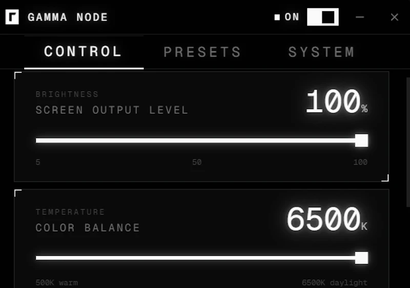 Gamma Node screenshot 1
