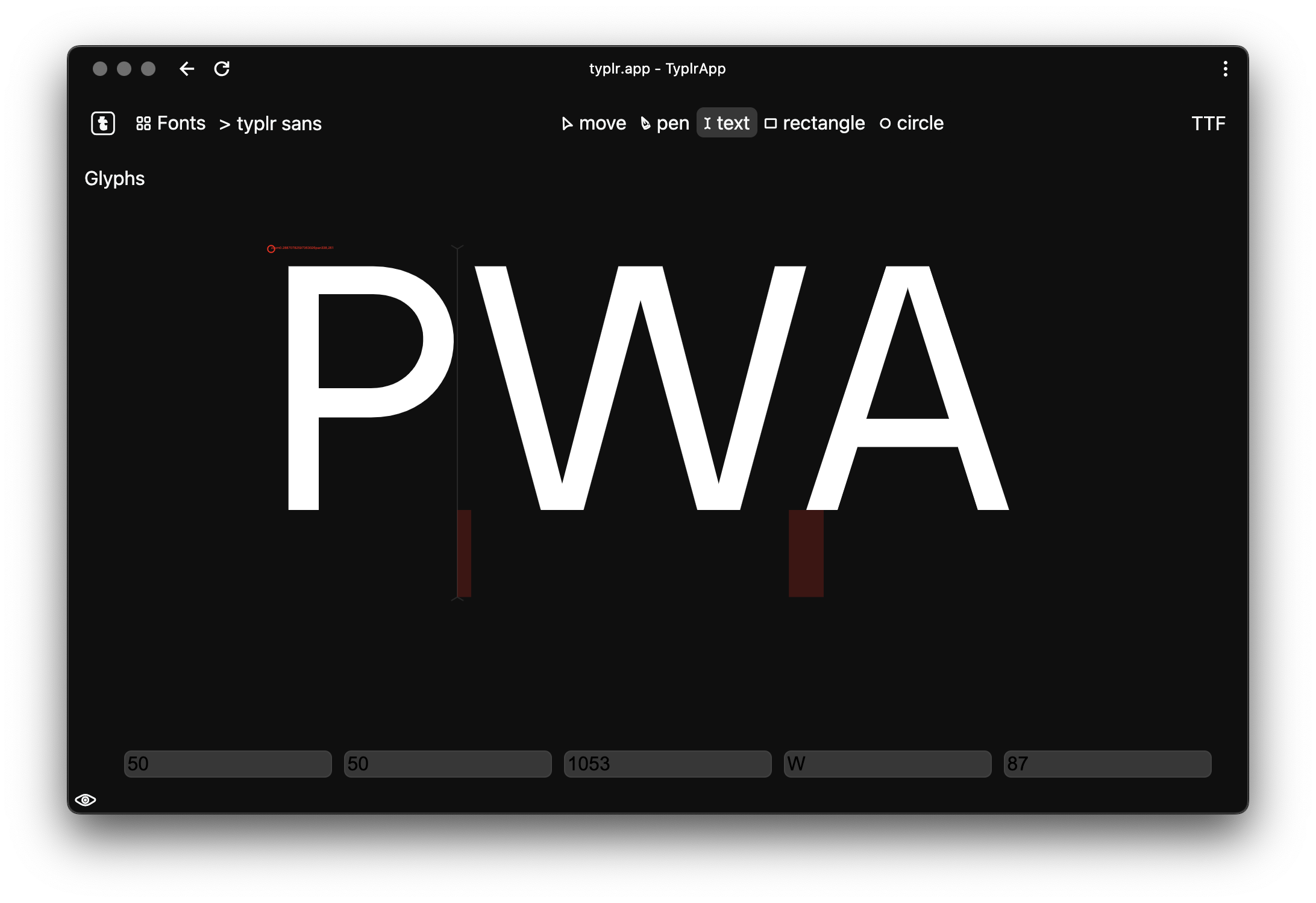 typlr.app gallery image