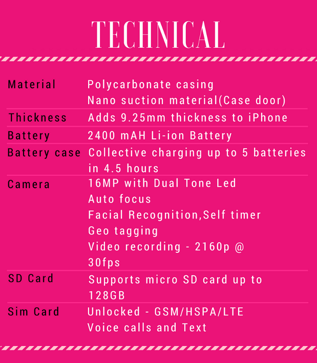 iPhone case with 16MP selfie camera gallery image