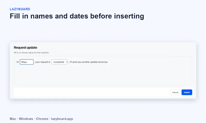 LazyBoard screenshot 2