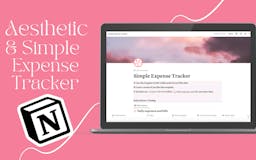 Aesthetic & Simple Expense Tracker media 1