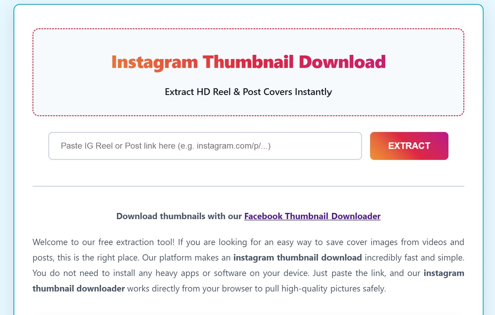 Thumbnail-Download.in YouTube Instagram screenshot 2