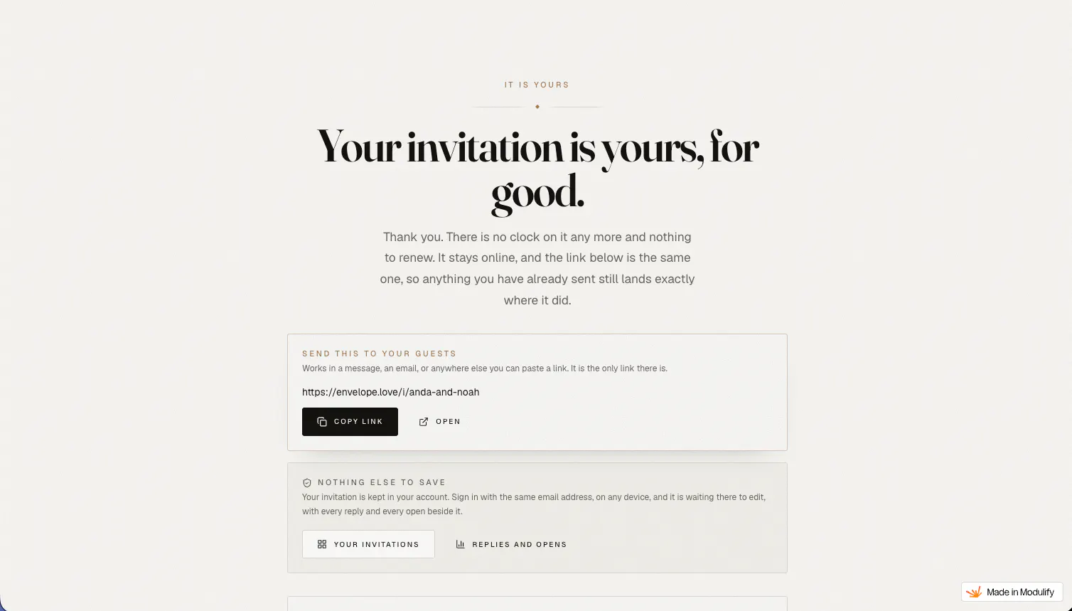 Love Envelope gallery image