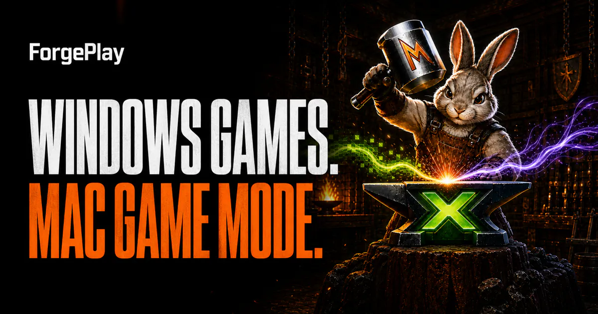 ForgePlay, Windows games on Mac GameMode gallery image