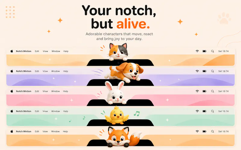Notch Motion screenshot 1