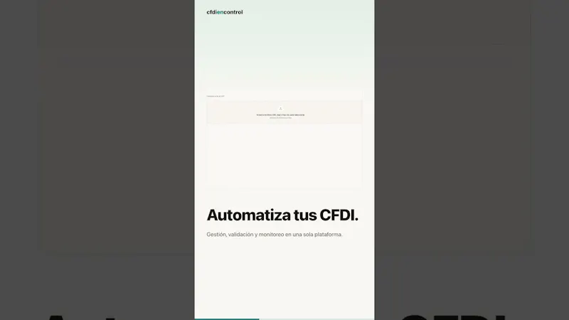 CFDIEnControl screenshot 1 (video preview)