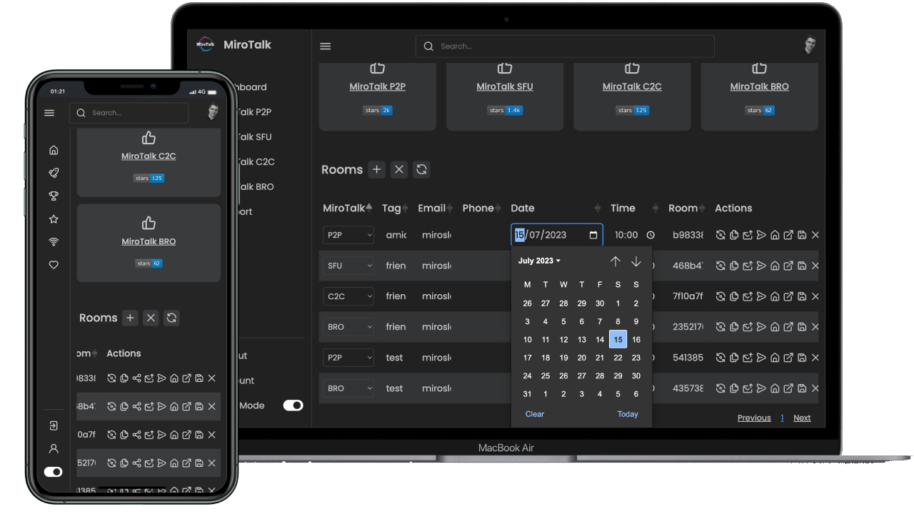 MiroTalk WebRTC Projects gallery image