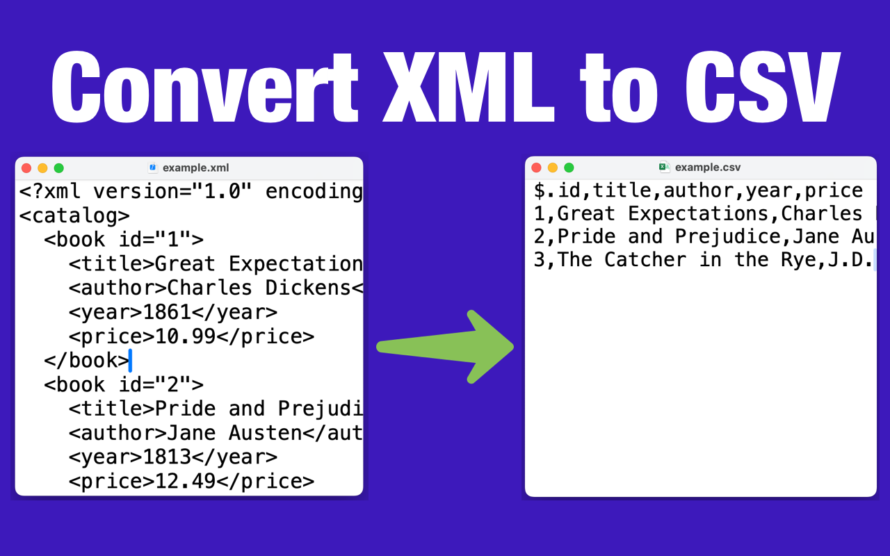 Преобразовать XML в CSV media 1