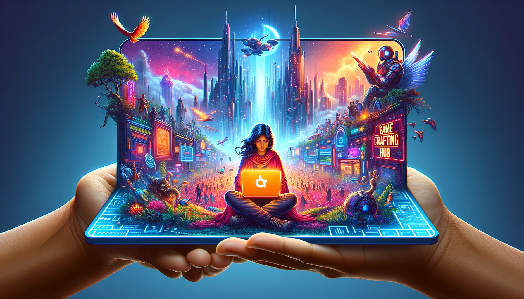 Hub di crafting del gioco media 1