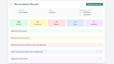 ReconcileQuick gallery image