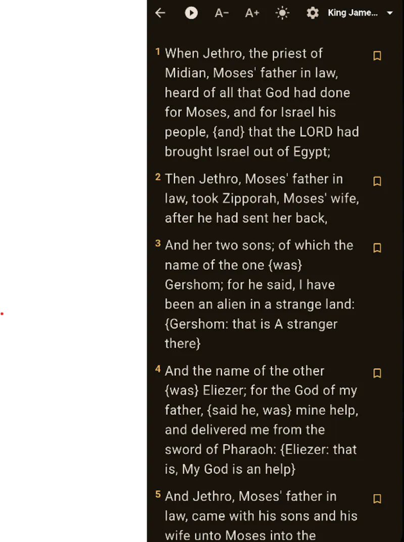 Bible & Wisdom — Android App screenshot 2