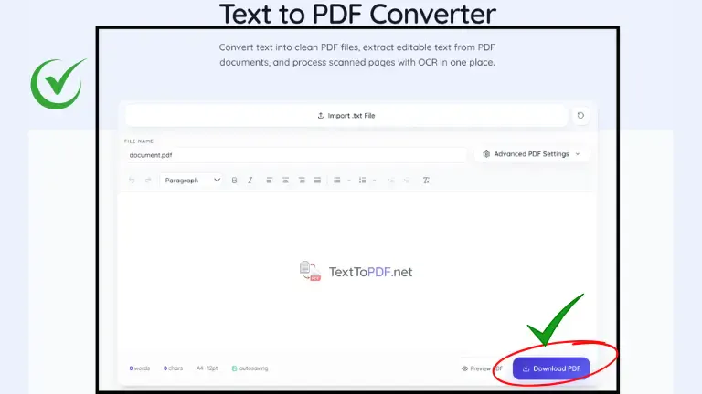 TextToPDF gallery image