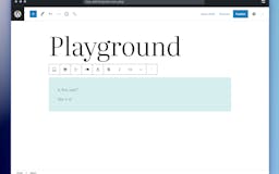 WordPress Playground media 1