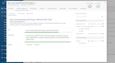 BAVOKO SEO Tools | WP Plugin gallery image