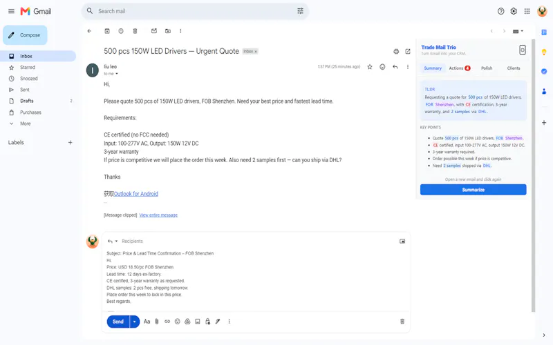 Trade Mail Trio screenshot 1