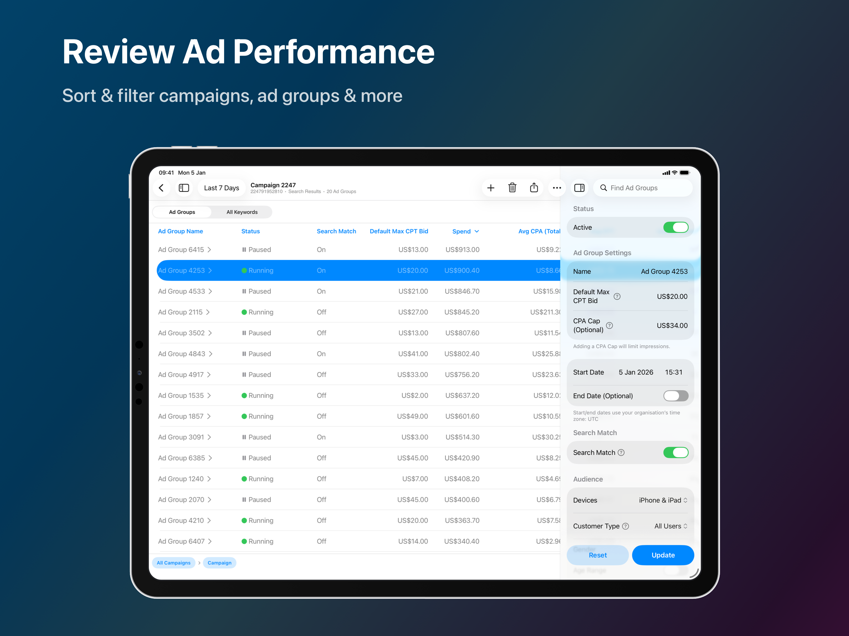 Bullseye - Apple Ads Manager gallery image