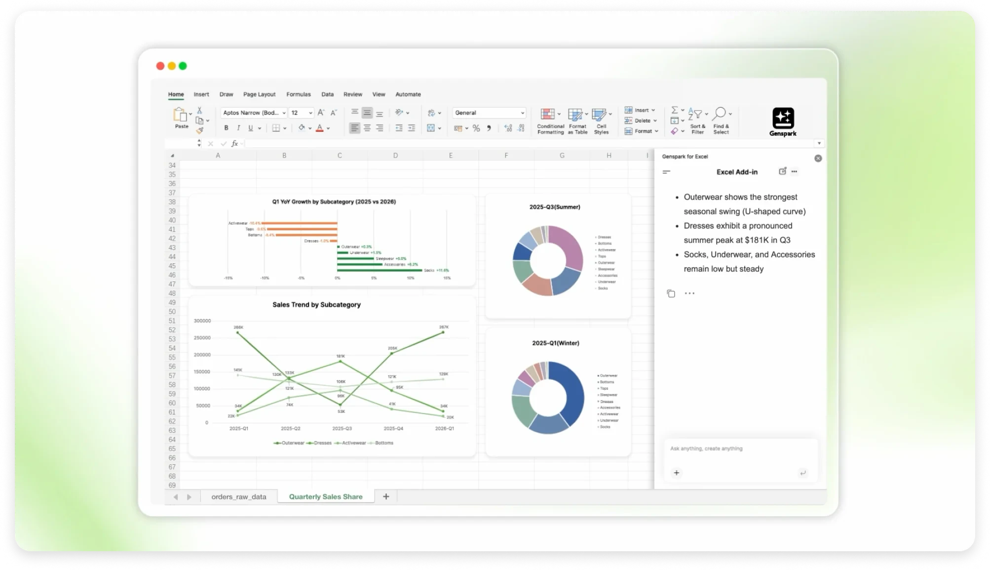 Genspark for Excel screenshot 1