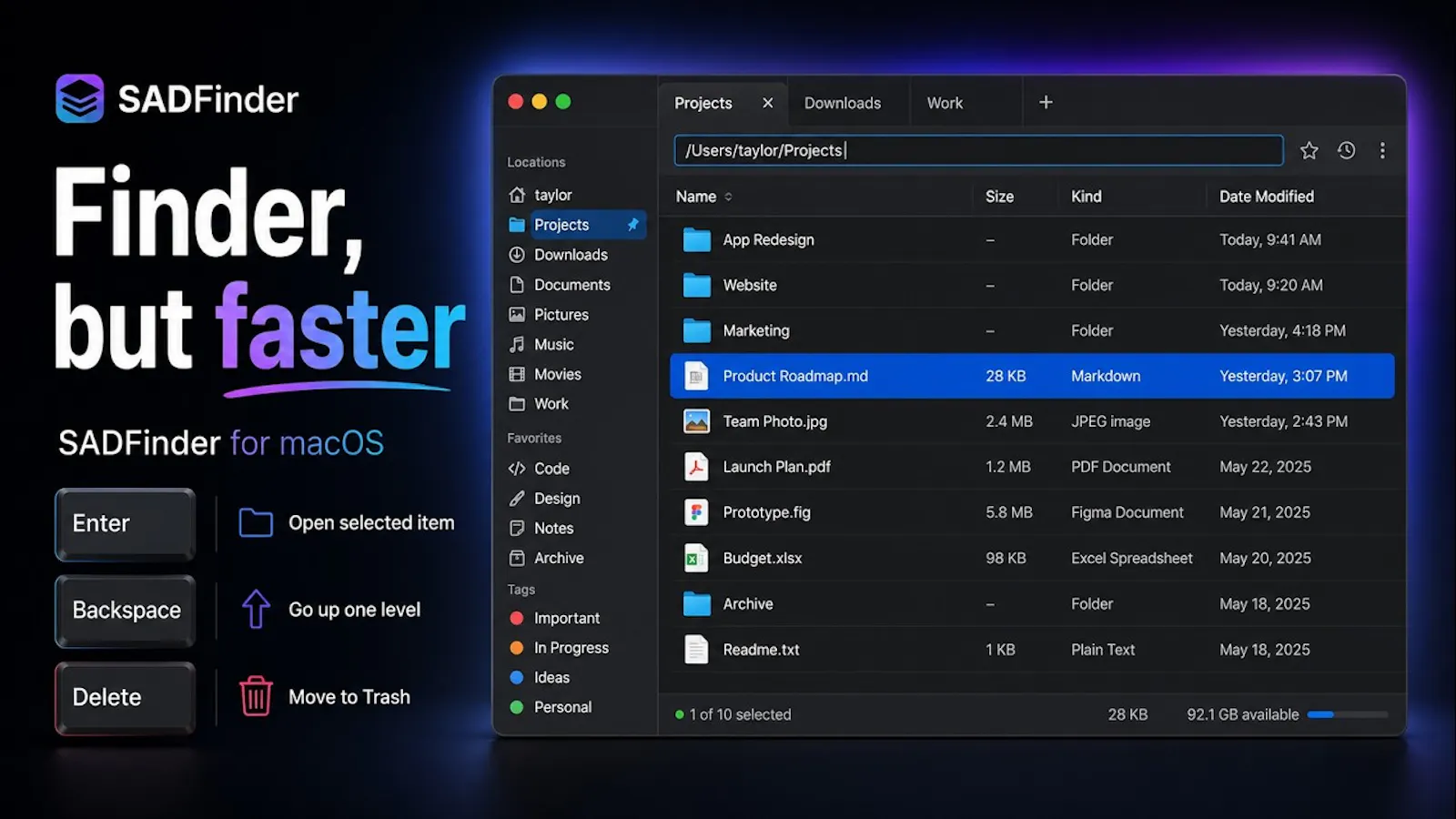 SADFinder screenshot 1 (video preview)